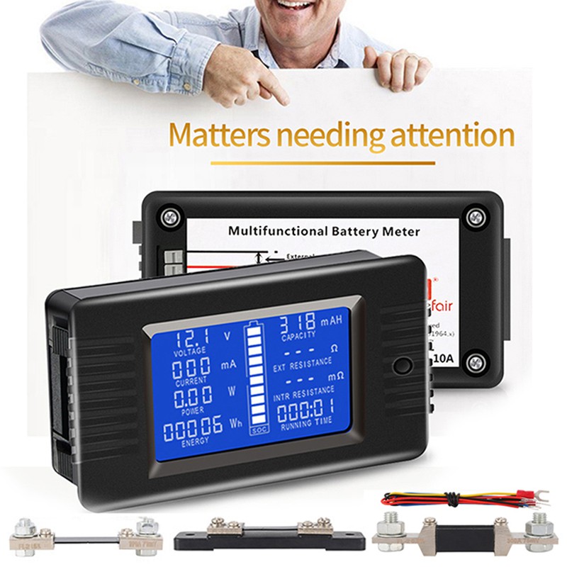WonVon Battery Monitor With Shunt 400A 0V-120V Battery Monitor For RV - View #9