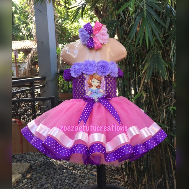 sofia the first tutu dress