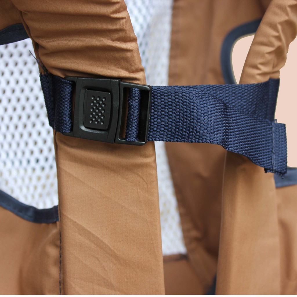 baby carrier with leather straps