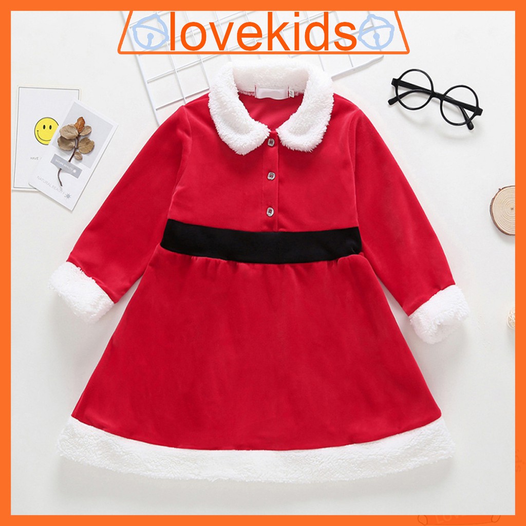 santa dress for baby girl