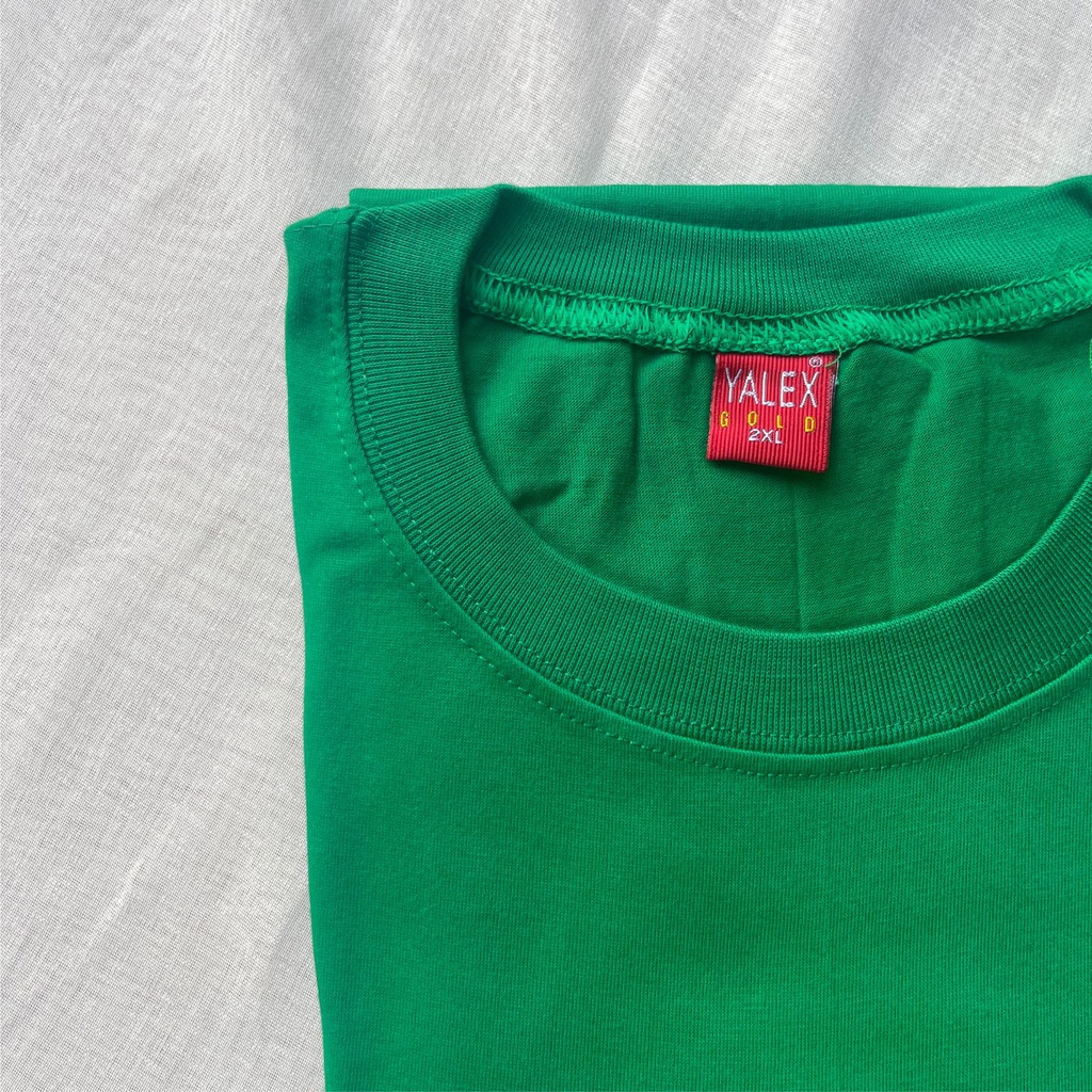 cod-emerald-green-yalex-round-neck-plain-shirt-kids-adult-to-big