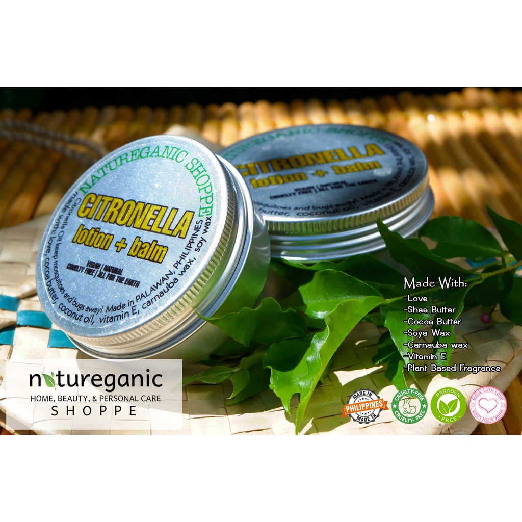 CITRONELLA LOTION+BALM (ANTI MOSQUITO AND BUGS ) Shopee Philippines