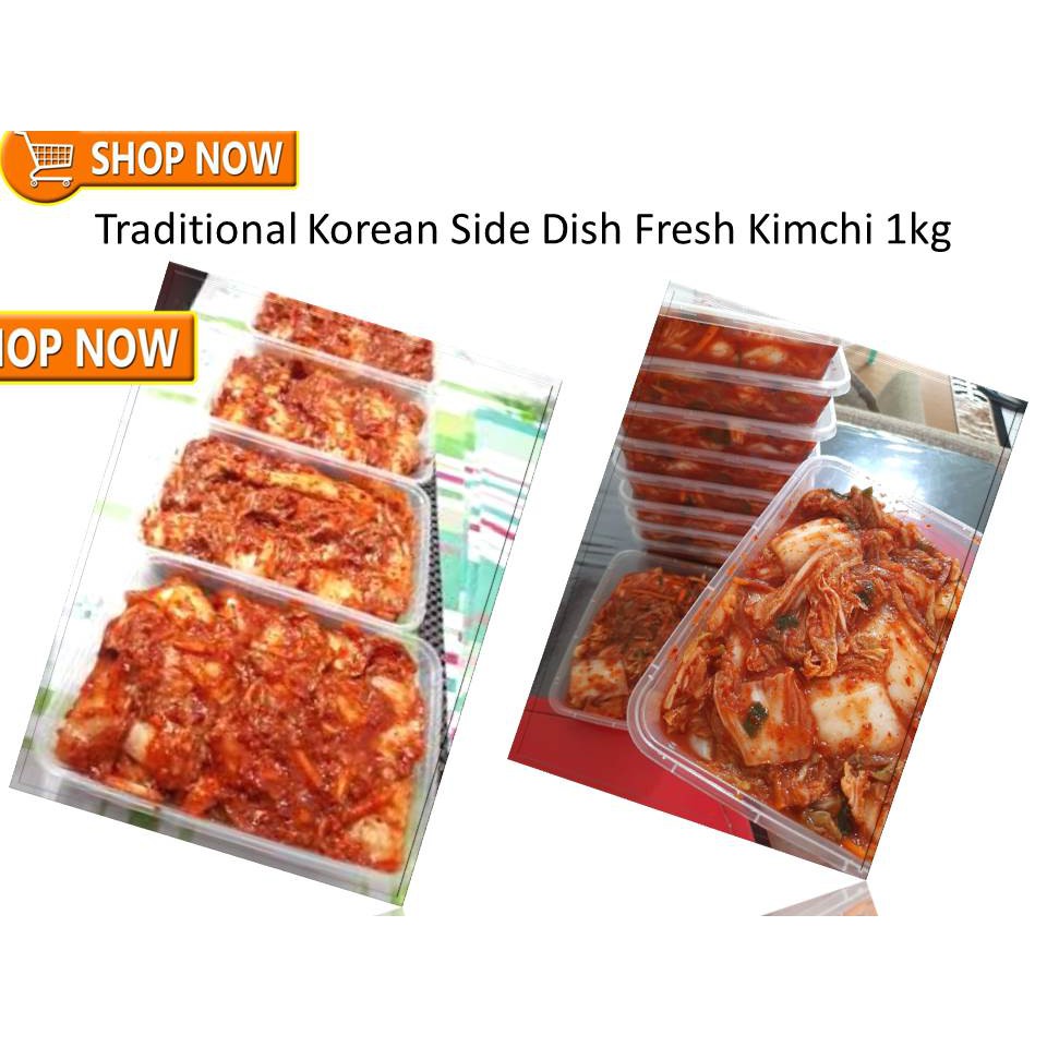 Traditional Korean Side Dish Fresh Kimchi 1kg Shopee Philippines