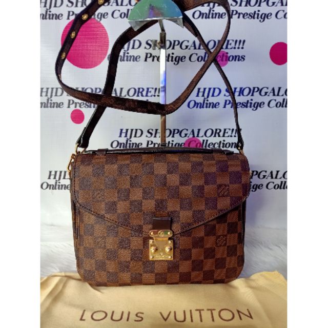 Preloved Louis Vuitton Damier Ebene Sling bag | Shopee Philippines