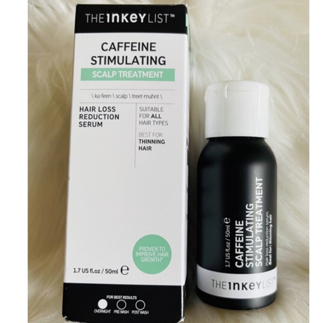 AUTHENTIC THE INKEY LIST CAFFEINE STIMULATING SCALP TREATMENT | Shopee ...