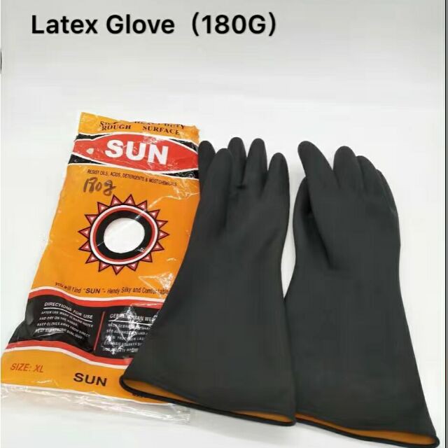 rubber foot gloves