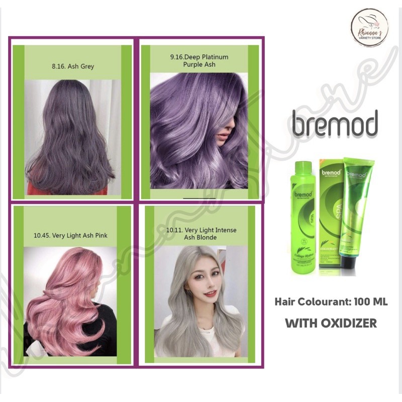 conditioner Bremod Hair Color with Oxidizing Cream SET (Bremod Hair Dye