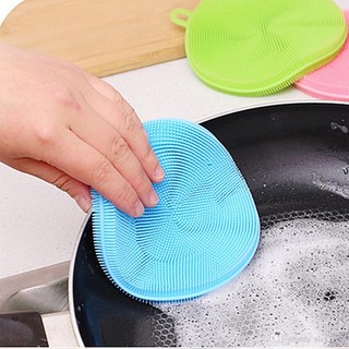 Practical Silicone Dish Washing Sponge Scrubber #6