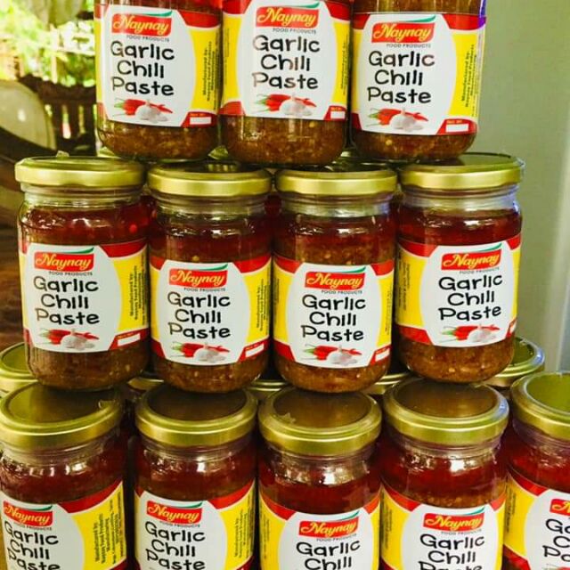 Garlic Chili paste a Home grown chili fresh from backyard garden, home