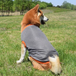 Summer New Dog Anti-Lint Cool Mesh Vest Shiba Inu Akita Pastoral Golden Retriever Samo Husky Clothes YSKl #8