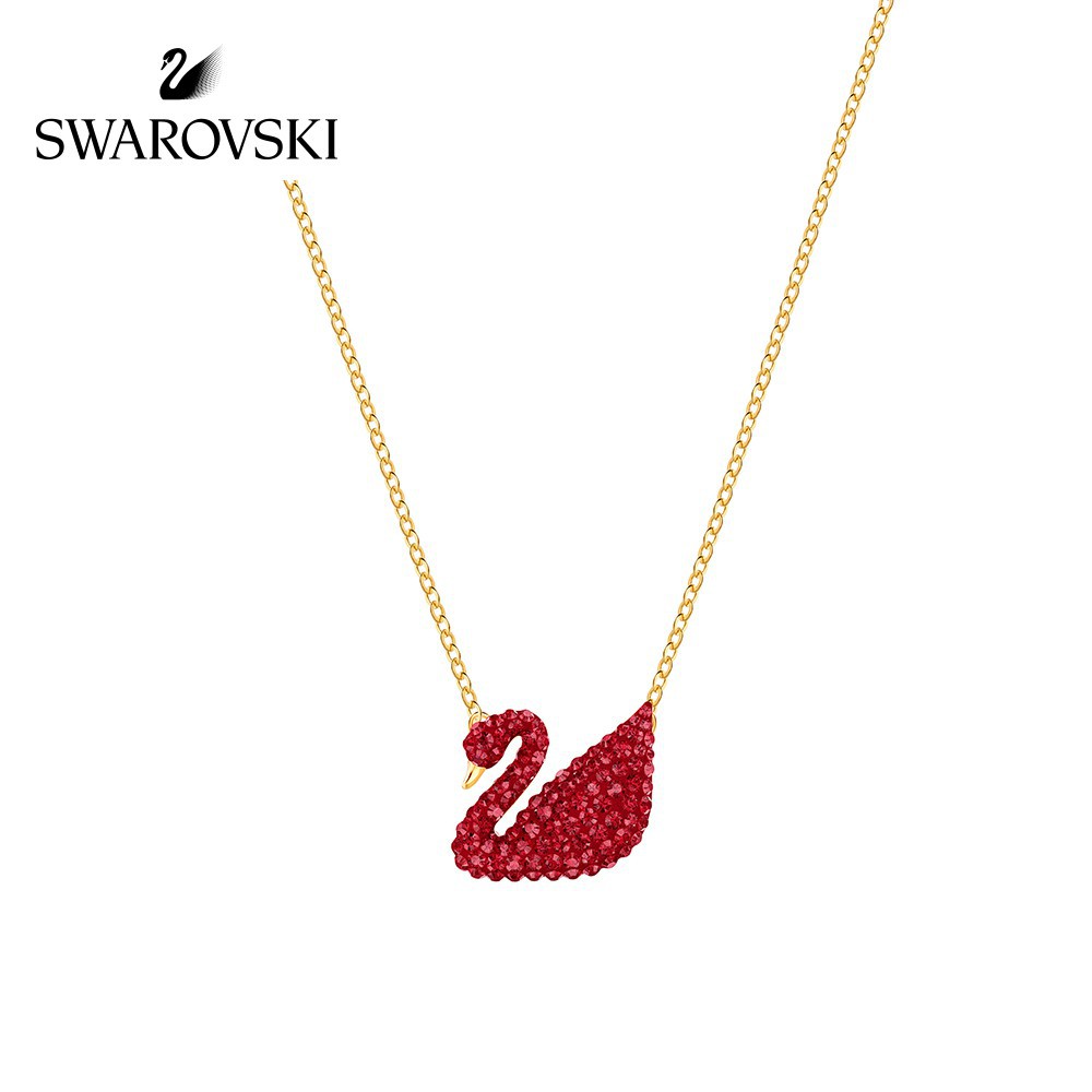 Original Swarovski Iconic Swan Red Swan Female Necklace Shopee Philippines