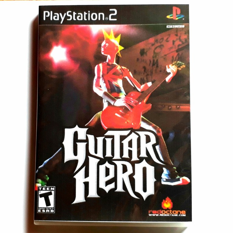 playstation 2 guitar hero guitar