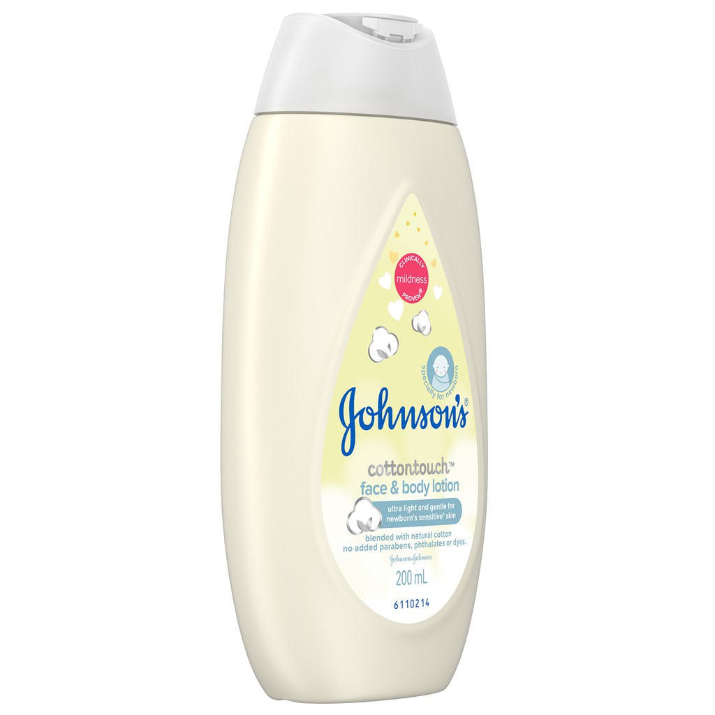 johnson and johnson cotton baby lotion