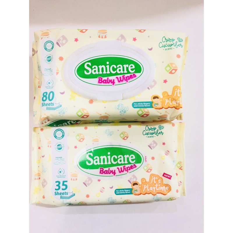 Shimmery Sanicare Baby Wipes | Shopee Philippines