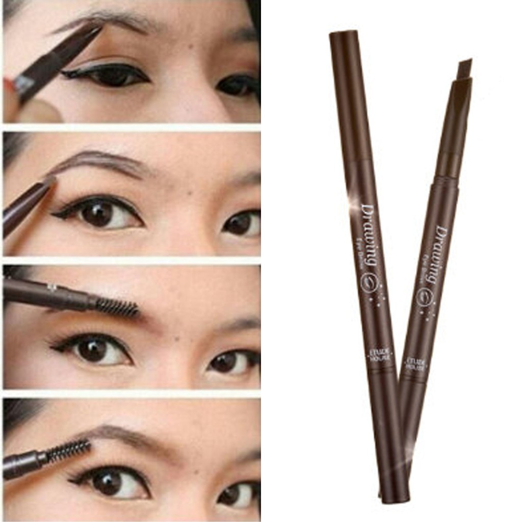 eyebrow pencil drawing