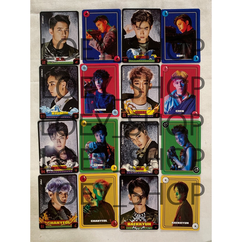 Exo Power Matching Cards Shopee Philippines
