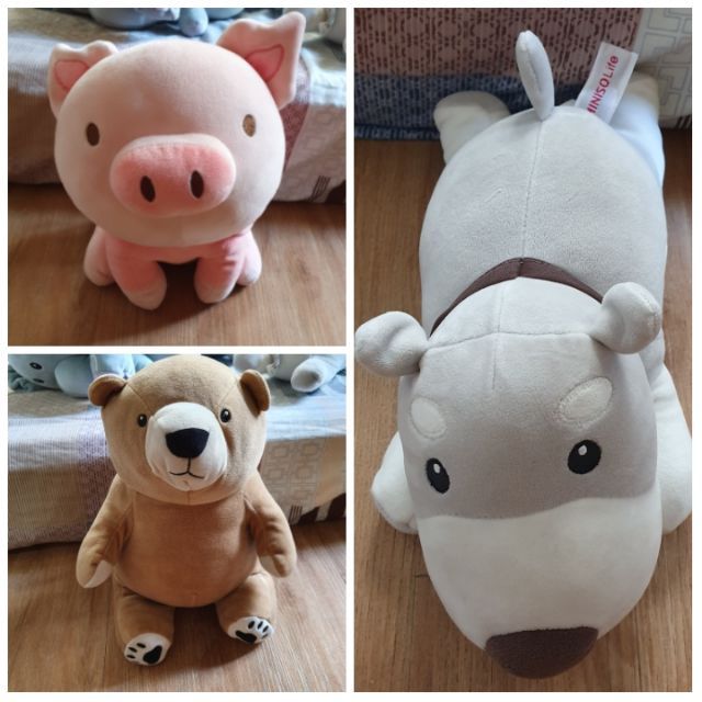 Miniso Pig Bear Dog Plush Toy for Kids | Shopee Philippines