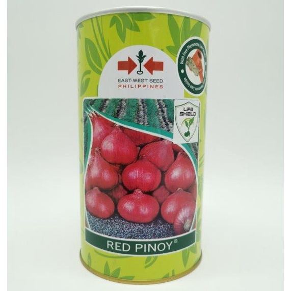 EAST WEST SEEDS RED PINOY VARIETY ONION SEEDS (400g CAN) Shopee