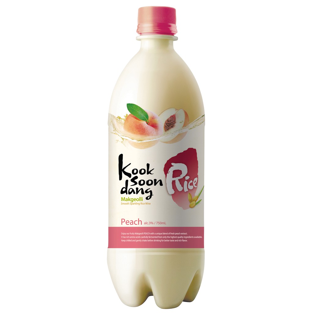 Kook Soon Dang Makgeolli 750mL Banana Grape Peach Plain Shopee