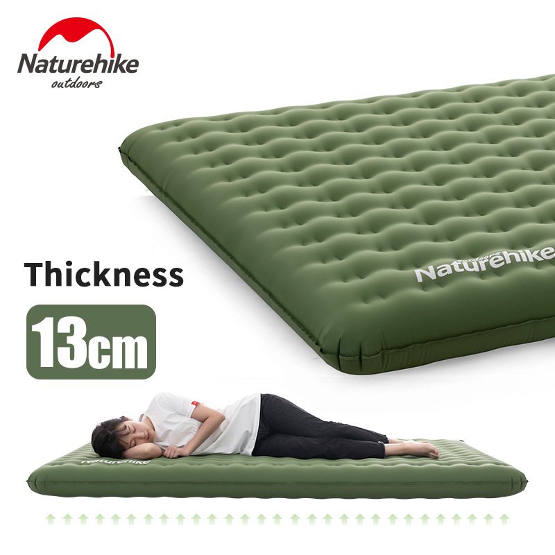 Naturehike 13cm Thicken Camping Air Bed Mat Outdoor Inflatable Mattress