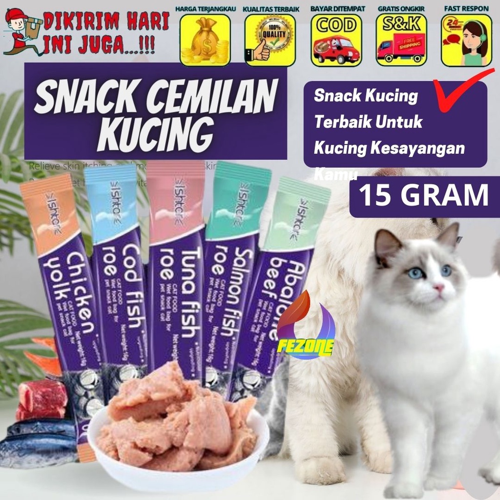 Snack TREAT FOR CAT SNACK CAT ISHTAR CAT 15GR FEZONE | Shopee Philippines