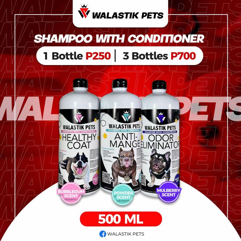 WALASTIK PETS Bundle Shampoo with Conditioner Shopee Philippines