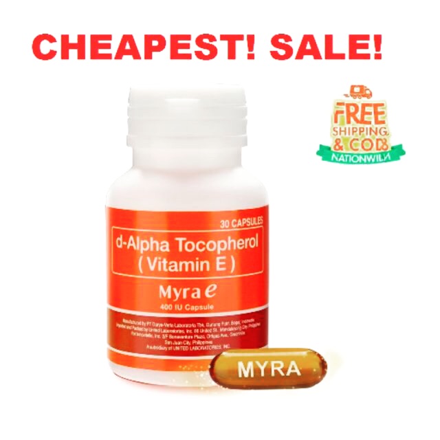 Myra 400 E IU 30 capsules ORIGINAL! SALE! Shopee Philippines