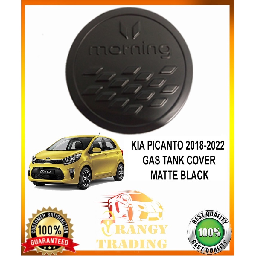 Kia Picanto 2018 to 2022 Gas Tank Cover Matte Black 2019 2020 2021 Shopee Philippines