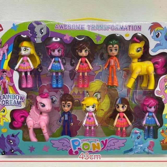 my little pony toy set