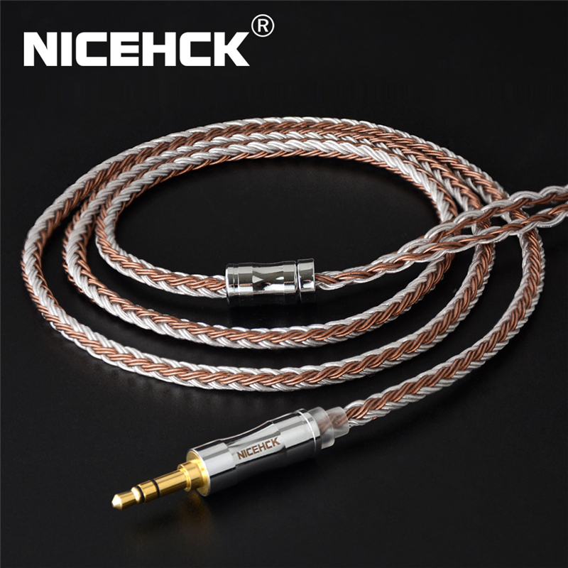 Nicehck C16 5 16 Core Copper Silver Mixed Cable 3 5 2 5 4 4mm Plug Mmcx 2pin Qdc Nx7 Pin For Bl 03 Trnccakzzsx Tfz Qdc Nx7 Pro Shopee Philippines