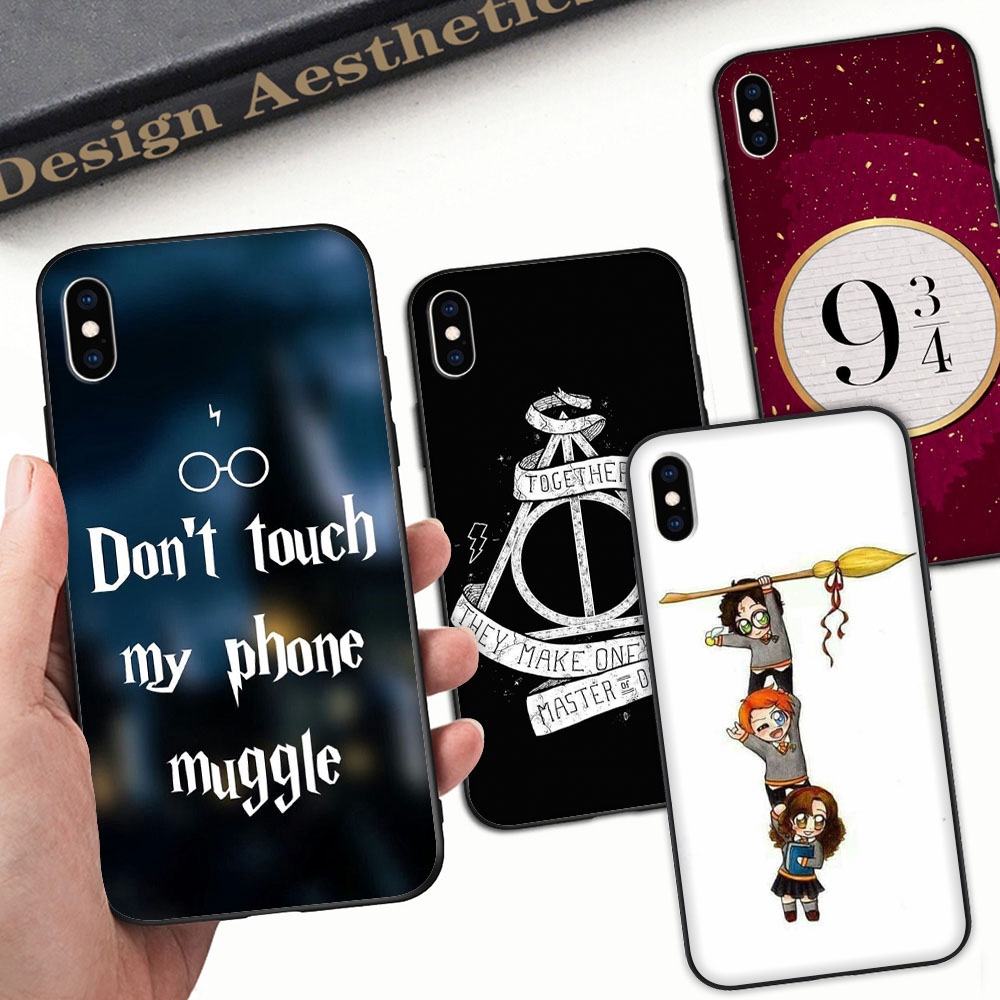 Accidentally Rubber Thoroughly YU87 Harry Potter Black Soft Case iPhone 6 6s Plus 7 8 Cover | Shopee  Philippines