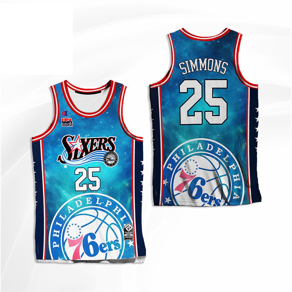 Basketball Jersey Ben Simmons Jersey SIXER Full Sublimation Customized