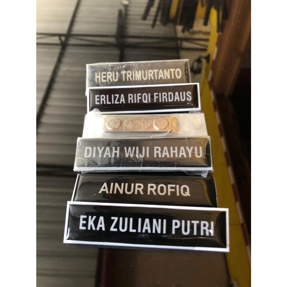 Nametag / Chest name / Chest name tag / Acrylic name tag / Can