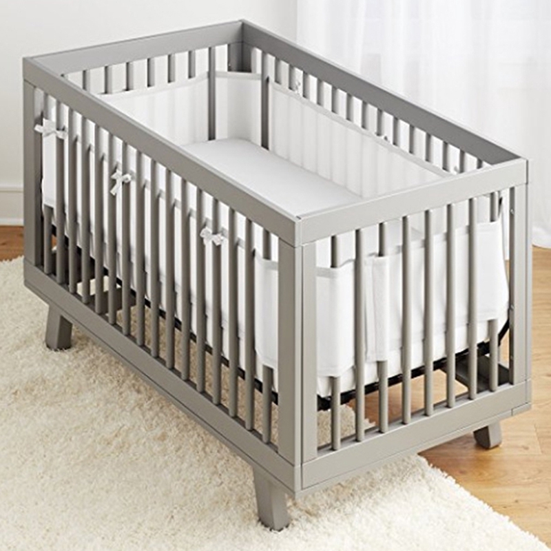 standard crib bumper size