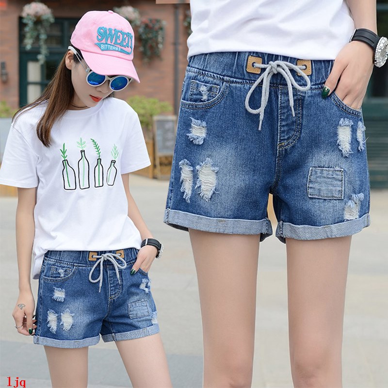 rubber waist jeans