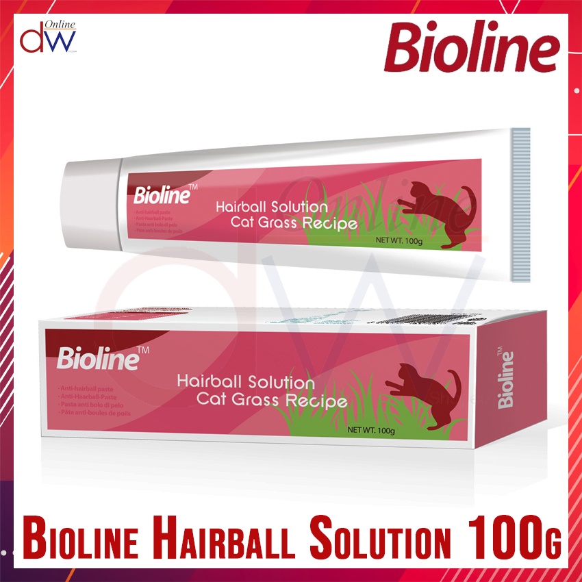 Bioline Hairball Solution Cat Gross Recipe Paste 100g Shopee Philippines
