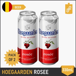 Hoegaarden Rosee Belgian Beer 2 Cans 330mL