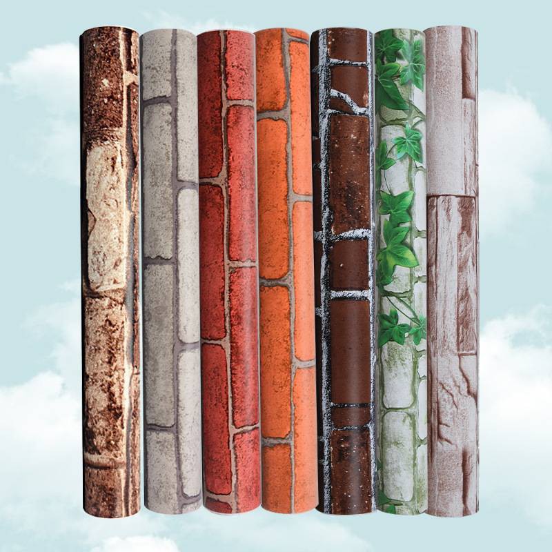 DIY Brick Effect Tile Stickers Kitchen Wall Wallpaper Decal Shopee