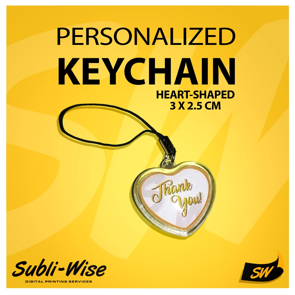 Personalized KEYCHAINS (acrylicphotoinsert) Shopee Philippines