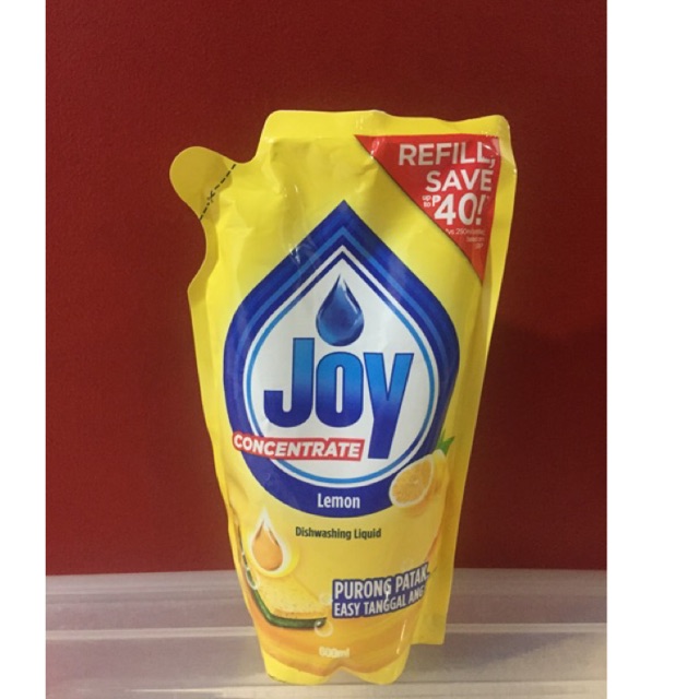 Joy Complete clean , concetrated lemon dishwashing liquid Refill 600ml ...