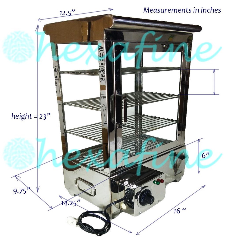 Electric Food Steamer Siopao Siomai House Heavy Duty with Temperature