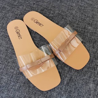 GIMI LADIES TRANSPARENT SANDALS  AY 002 Shopee  Philippines