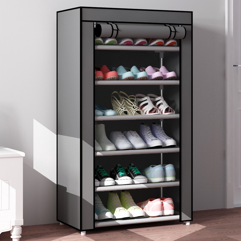 Cloth Shoe Cabinet Good Price Shoe Rack Dormitory Shopee Philippines