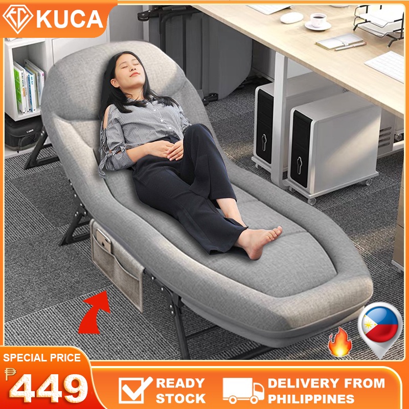 [10 FREE Gifts] KUCA folding bed with foam folding chair foldable bed