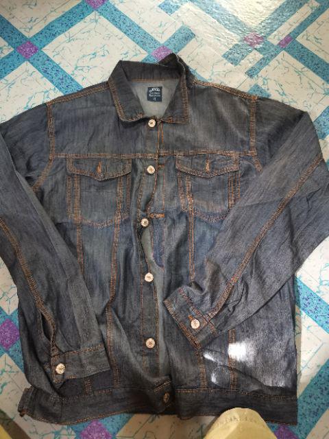 Men's Maong Denim Jacket #Maong #Jacket #denimjacket | Shopee Philippines