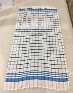 SINGLE-CLASSIC BLUE STRIPE INABEL BLANKET 36 x 68 inches (locally known ...