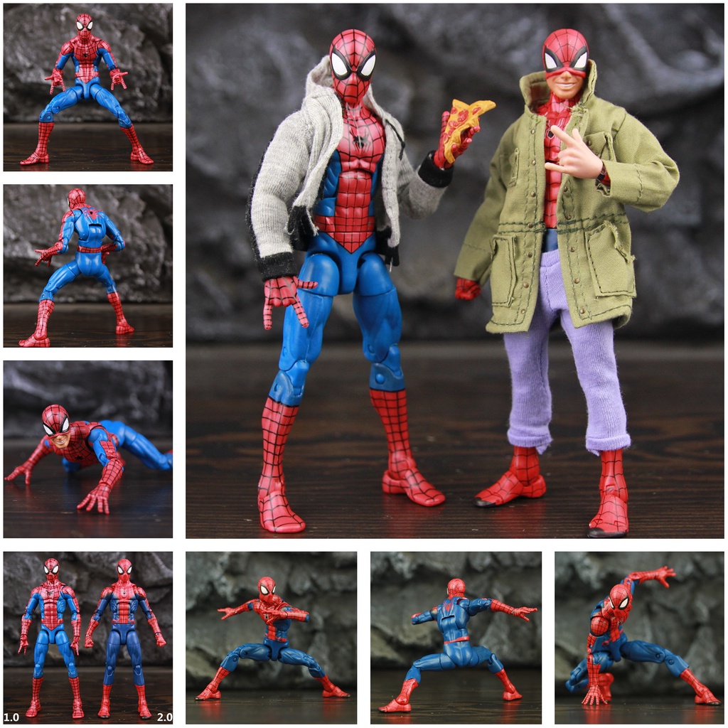 Marvel Pizza Spider Man Action Figure Clothing Amazing Spider-Man Peter ...