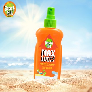 Beach Hut Sunblock MAX SPF100++ Clear Spray Sunscreen 150mL | Shopee ...