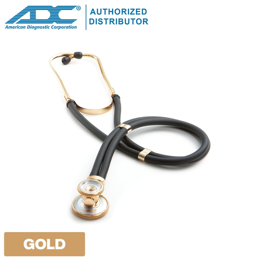ADC Adscope 641 Sprague Stethoscope 18K Gold Plated Shopee Philippines