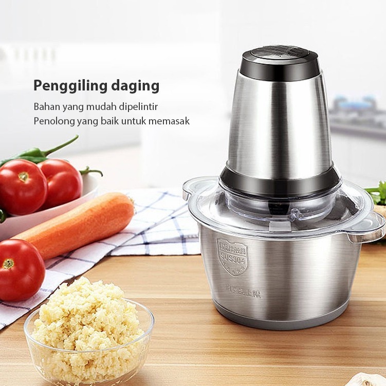 Electric Blender Meat Grinder Stainless Steel Chopper Electric Meat